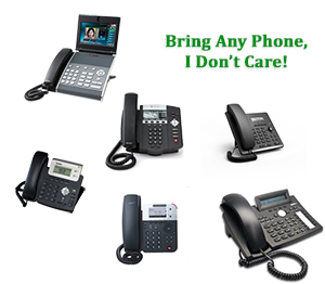 Bring any SIP phone to my Hosted VoIP Platform Service